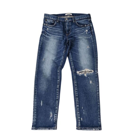 Moussy Denim - Moussy Vintage Jeans Womens 29 Lenwood Blue Skinny Distressed Stretch Crop Boho
